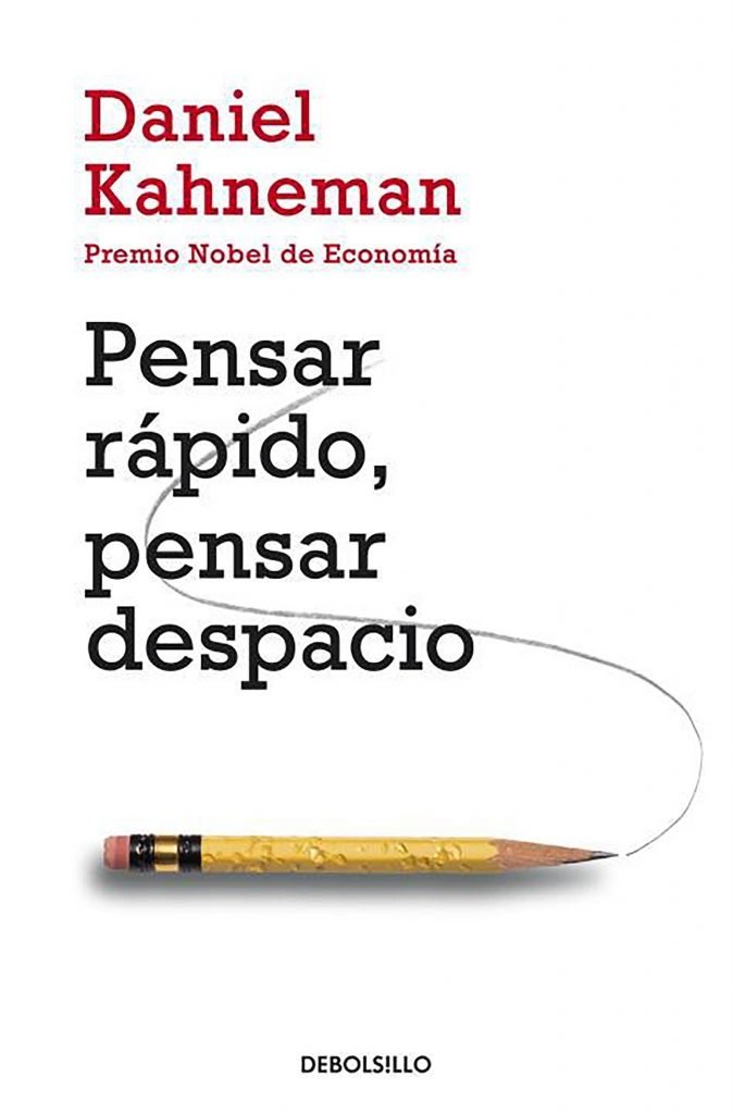 Portada de Pensar rápido, pensar despacio de Daniel Kahneman