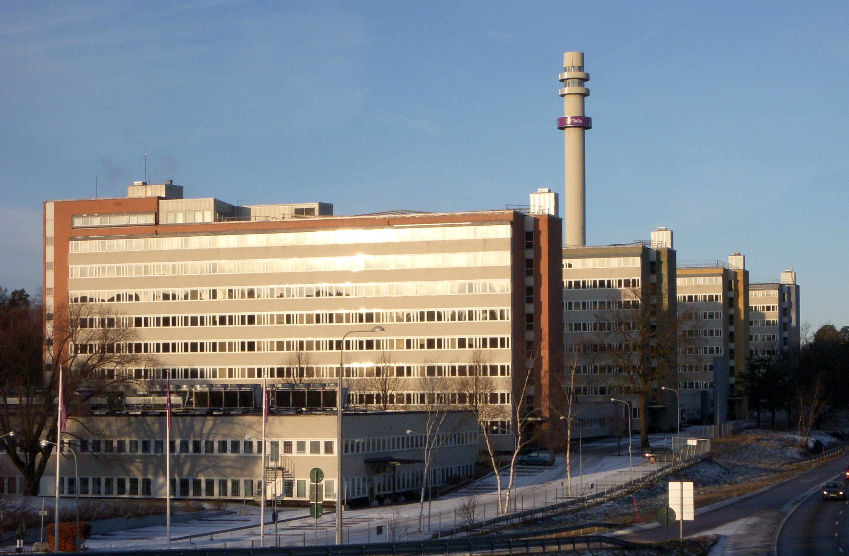 Antiguas oficinas de Telia en Farsta (Estocolmo)
