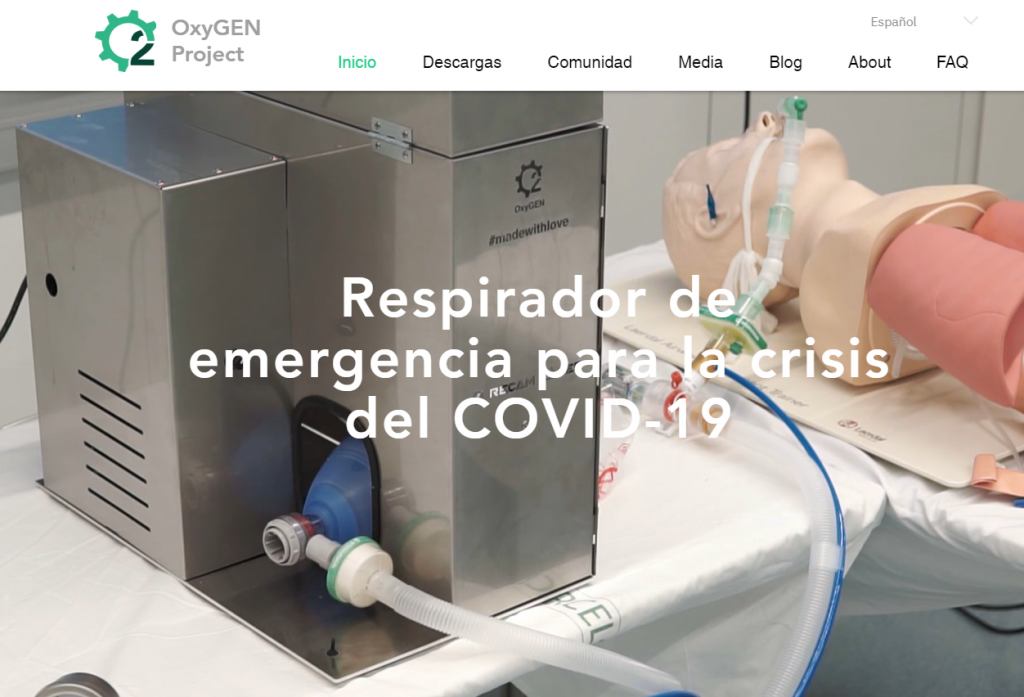 Prototipos Oxygen con 3DPrinting e IoT