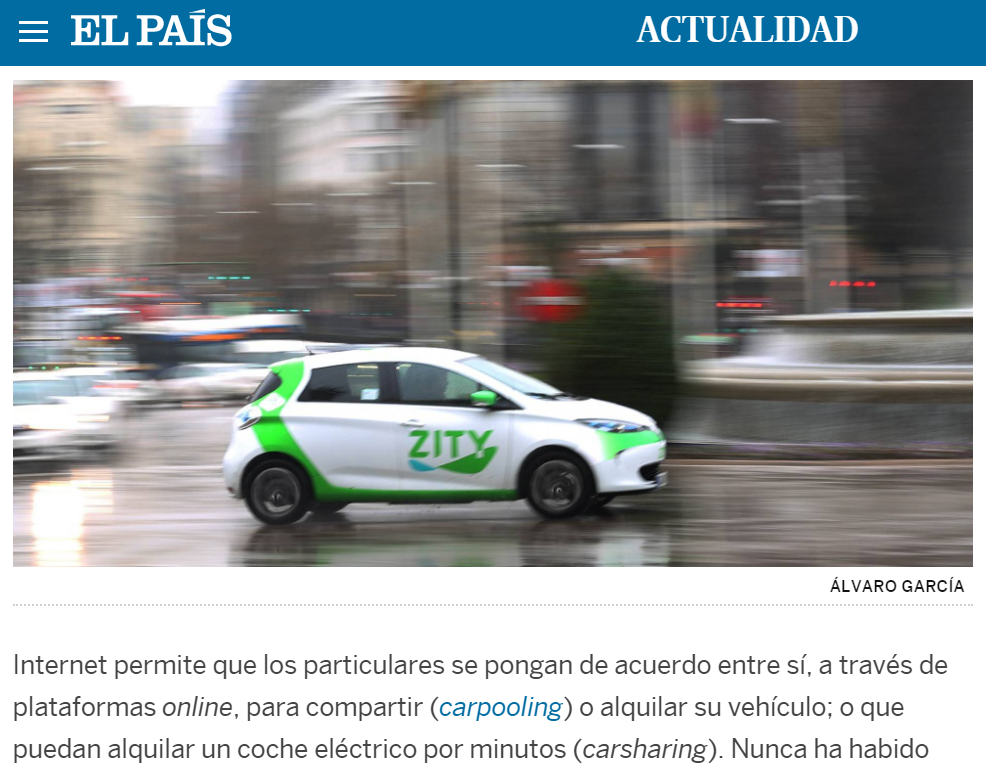 Más alternativas para abandonar el uso del coche privado